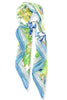 You're Mine Blue Floral Print Scarf