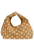 Polka Dot Brown Shoulder Crossbody Bag