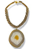 Made in the Deep South 1970s Agate Pendant 1970s Necklace