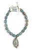 Made in the Deep South 1940s Brooch 1960s Agate Beads Necklace