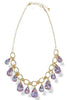 Glamorous Life Lavender Abalone Necklace