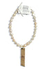 Made in the Deep South 1950s Watch Fob Baroque Pearls Necklace