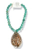 Made in the Deep South 1960s Cowrie Shell 1960s Agate Necklace
