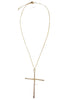 In My Life Gold Cross Pendant Necklace