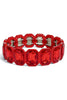 Giselle Red Stretch Bracelet