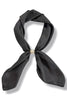 Bethany Black Scarf Pearl Necklace