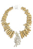 Made In The Deep South 1950s Brooch 1970s Quartz Bead Necklace
