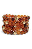 Amoura Tortiose Beaded Bracelet Set