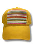 Kilim Baseball Hat - Mustard 17