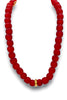 Stone Cold Necklace - Red