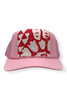 Kilim Trucker Hat - Baby Pink 143