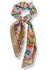 Make It Happen Brown Multi Square Scarf