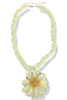 Picking Flowers Green Beaded Necklace