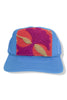 Suzani Neon Blue Kilim Patch Trucker Hat 21
