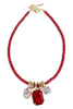 Hope You're Ready Charm Beaded Necklace