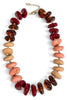 Perfect View Berry Beaded Statement Necklace