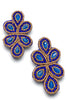 Linda Earrings - Royal Blue