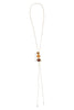 Come To See Me Brown 3 Stone Necklace
