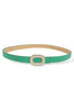 Holding On Green Pearl Rhinestone Belt