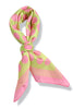 Caring The Most Pink and Green Polka Dot Scarf