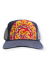 Kilim Trucker Hat - Navy 266