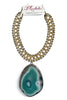 Made in the Deep South 1970s Agate Pendant 1970s Necklace