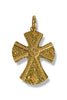 What a Time Gold Byzantine Cross Pendant