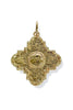 Anastasia Gold Metal Antique Cross Pendant