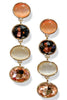 Each Their Own Peach Dangle Earrings