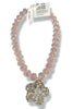 Made In The Deep South 1950s Brooch 1970s Crystal Necklace