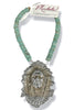 Made In The Deep South 1970s Belt Buckle 1960s Turquoise Bead Necklace