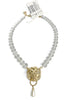 Made In The Deep South 1970s Brooch 1940s Crystal Beads Necklace