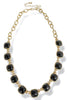 Out Of Here Black Chain Necklace