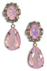 Blossom Pink & Gold Drop Earrings