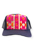Kilim Trucker Hat - Navy 244