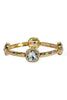 Starting Now Clear Gold Stretch Bracelet