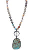 Gone To Far Necklace - Turquoise