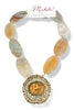 Made In The Deep South 1940s Brooch 1960s Agate Necklace