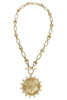 Tiger Worn Gold Pendant Necklace