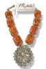 Made in the Deep South 1950s Warner Brooch 1970s Glass Bead Necklace