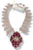 Made in the Deep South 1950s Brooch 1960s Rose Quartz Necklace