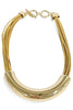 Halfway There Gold Strand Pendant Necklace