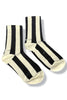 Ready To Go Black Striped Socks