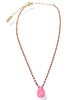 TOVA Milli Electric Pink Necklace