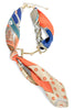 Lean On Me Gold and Multi Horsebit Scarf Necklace