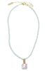 TOVA Orla Unicorn Aqua Necklace