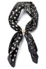 Beth Black and White Scarf Necklace