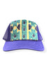 Kilim Trucker Hat - Purple 5