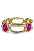 Forever My Love Fuchsia Stretch Bracelet