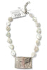 Made In The Deep South 1950s Silver Napkin Ring Baroque Pearl Necklace